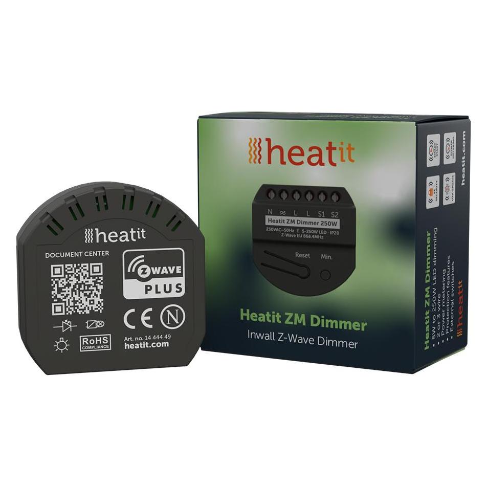 Heatit Controls - 250W Z-Wave+ 800 ZM Dimmer Modul (Dimmaktor) (1444449)