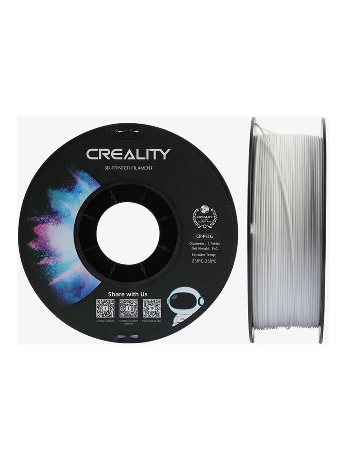 CREALITY 3D - white - CR-PETG filament, 1kg