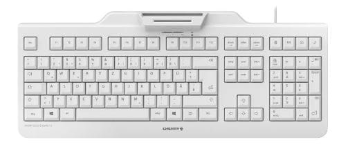 Cherry Secure Board 1.0 Tastatur kabelgebunden, Weiß