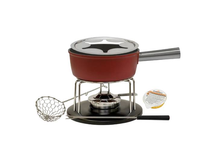 Fondue-Set Guarda, Heidi Cheese Line, rot, Aluminium