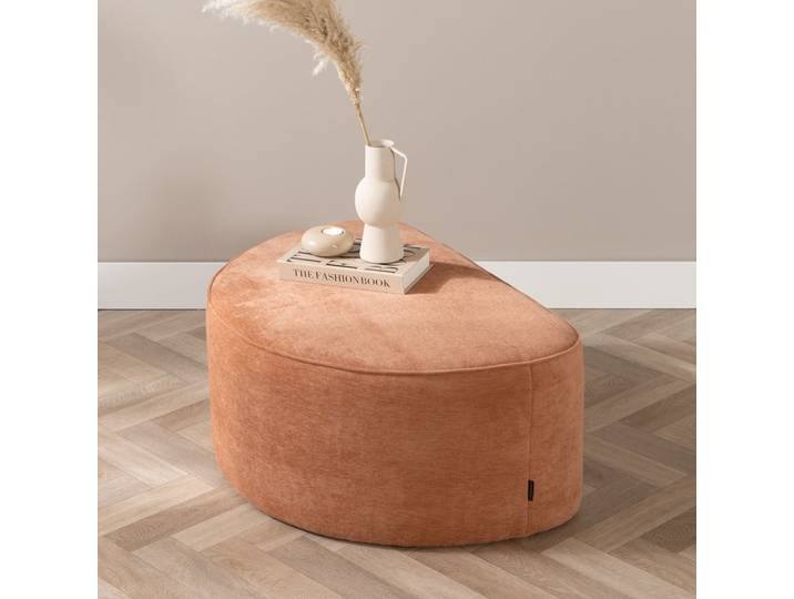 Bronx71 Hocker Neso halbrund terrakotta