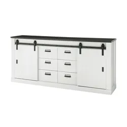Sideboard  Sintra , weiß , Maße (cm): B: 200 H: 90 T: 42.0