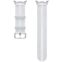 Samsung Athleisure (Metal, Nitrilkautschuk, Nylon), Uhrenarmband, Grau, Weiss