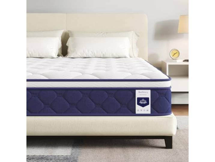 BedStory Matratze 90x190 cm, 20 cm Höhe, geräuschlose Taschenfederkern, mittlere Härte, hypoallergen, milbenresistent, Oeko-Tex Zertifiziert