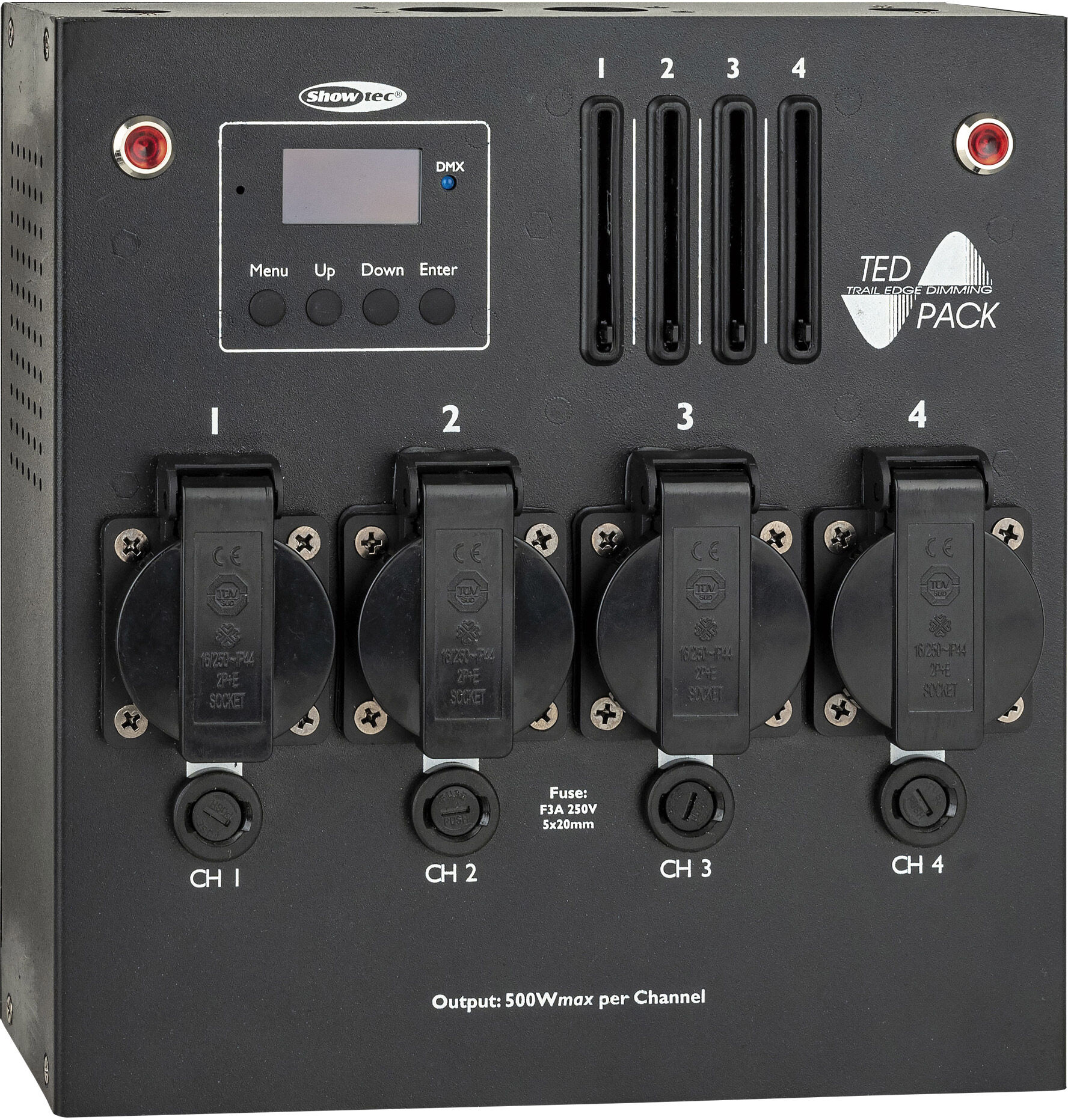 Showtec Ted Pack Lc 4-Kanal-Dimmerpack Mit Lokaler Steuerung