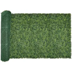 VEVOR Künstliche Hecke, 3000x1000x45mm, Künstliche Pflanzenwand, Buchsbaumpaneel für Dekoration im Innen- & Außenbereich & Efeu-Zaunbedeckung, Sichtschutz-Hintergrundwand, Heckenschirm für den Garten