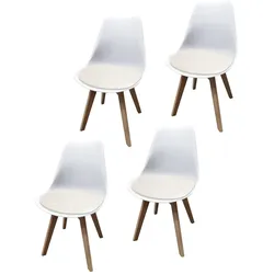 HTI-Living Stuhl Atlanta PU Muster 4er-Set