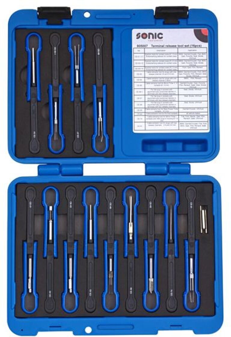 Ferramentas especiais para manutenção de sistemas eléctricos SONIC 805007