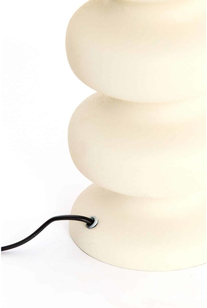 Light & Living Pied de lampe blanc ø15x42cm Blanc 15x42x15cm