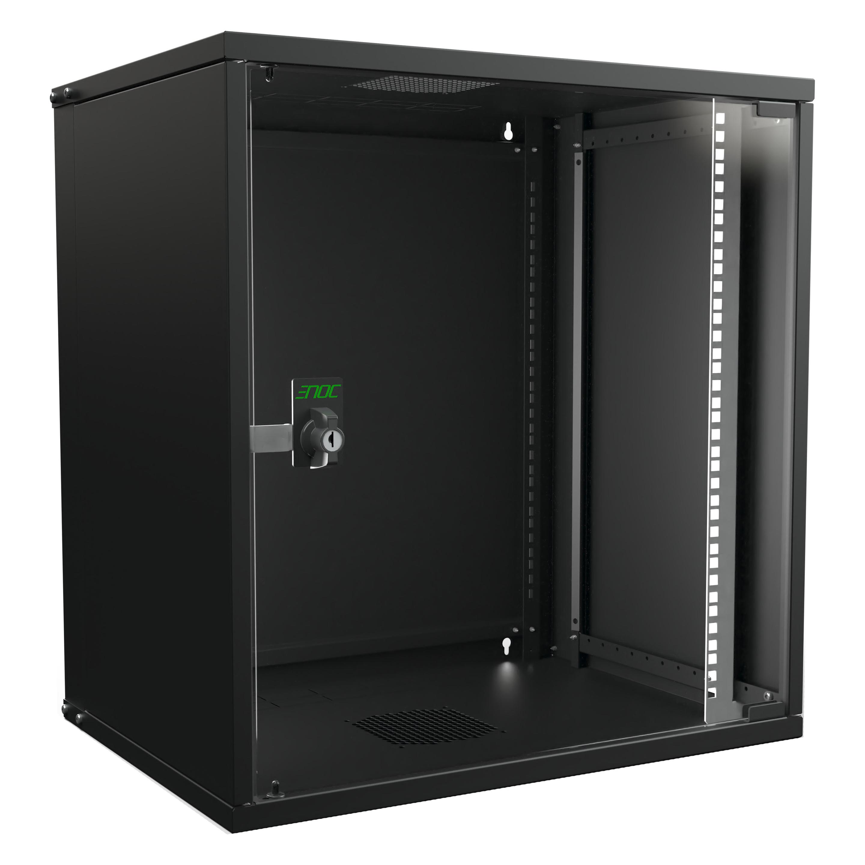 Enoc Wandschrank SNP 12HE sw 19550x400x582mm W3 124SSNP (10.86 HE, 19 Zoll Rack) (57523)