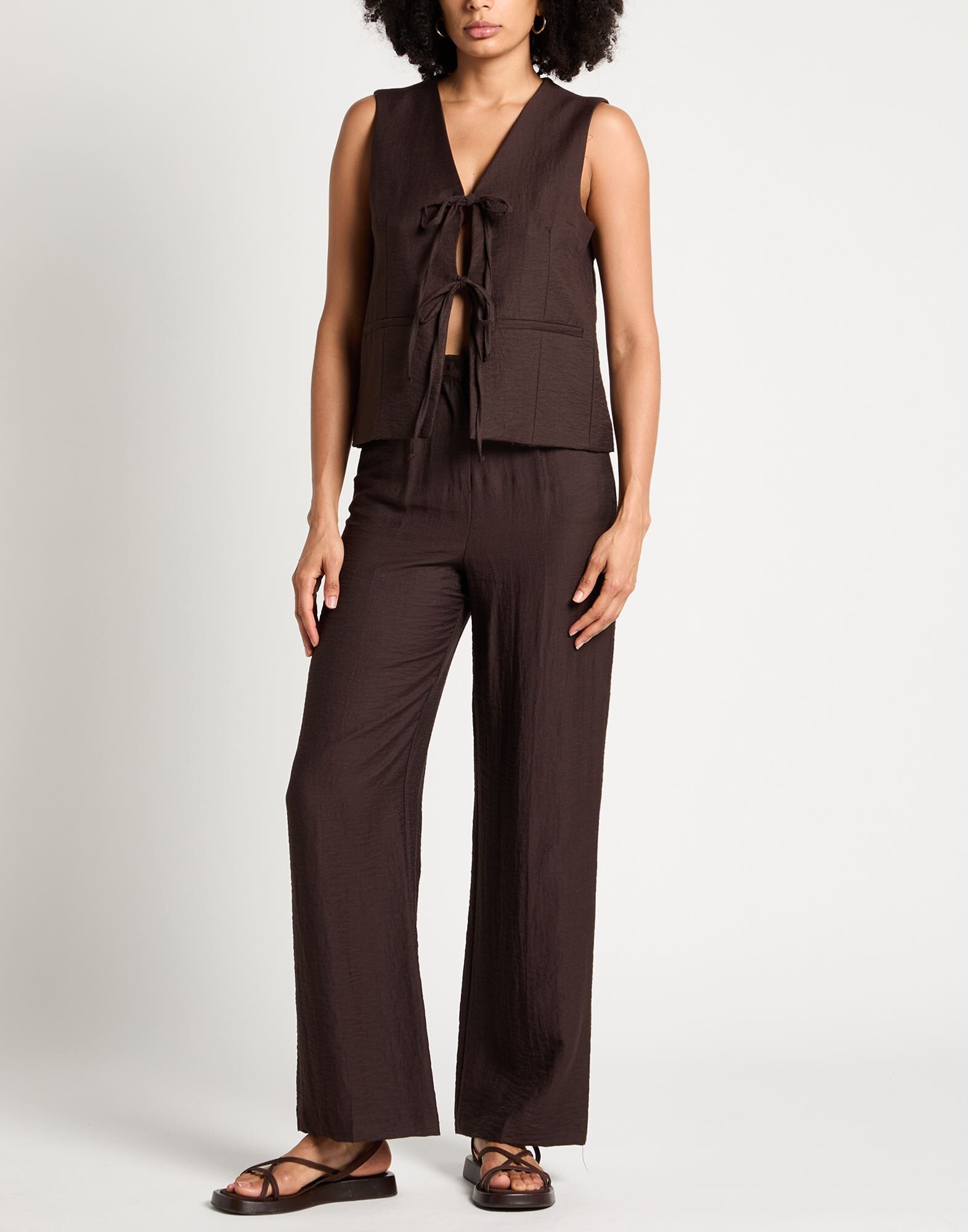 Hope Fashion Conjunto Mujer Café S Mujer