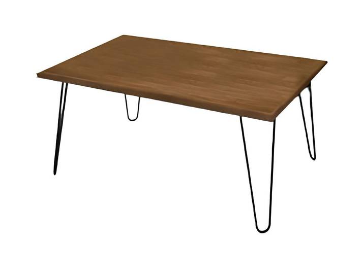 Xlmoebel Couchtisch Dunkelbrauner Designer-Wohntisch mit eleganter Formgebung (Couchtisch), Hergestellt in Europa