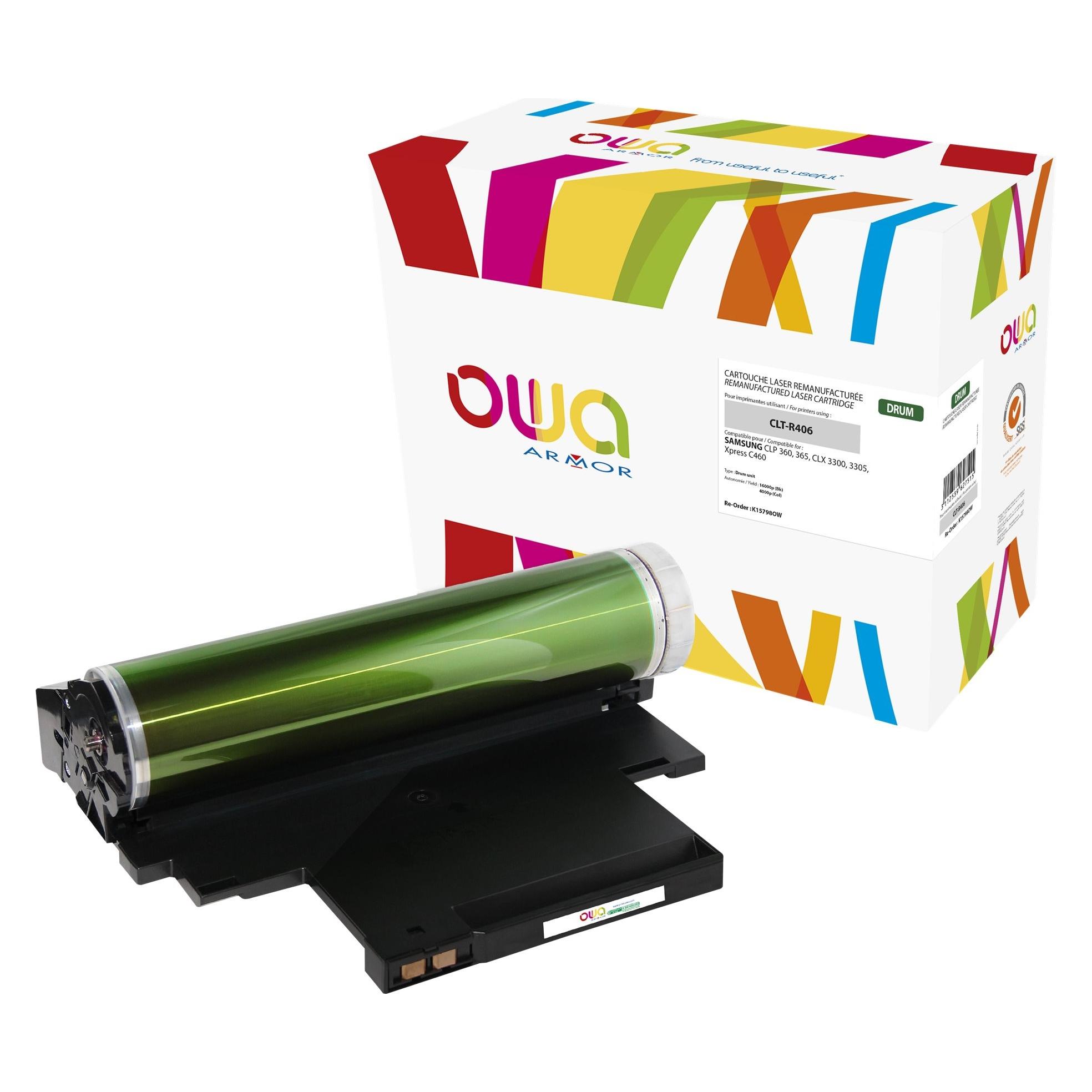 Armor OWA OWA Trommel kompatibel zu SAMSUNG CLT-R406/SEE (16000 S.) (B) (K15798OW)