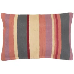 IB Laursen Kissenbezug multigestreift, 60 x 40 cm, malva