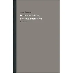 Werke und Nachlass. Kritische Gesamtausgabe, Fachbücher von Walter Benjamin