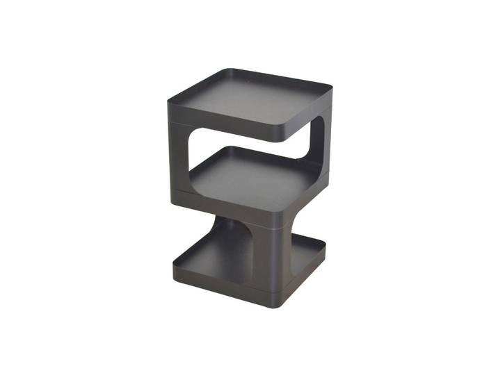Mid.you Beistelltisch, Schwarz, Metall, Uni, 35x55x35 cm, Wohnzimmer, Wohnzimmertische, Beistelltische, Beistelltische Metall