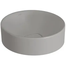 VitrA New Metropole Aufsatzschale rund Steingrau Matt 380 mm