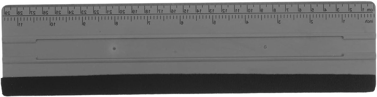 Precisie Vinyl Rakel Sticker Applicator met Vilt Rand - 29 cm - Meerkleurig
