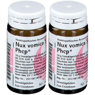 NUX Vomica S Phcp Globuli 2x 2x20 g