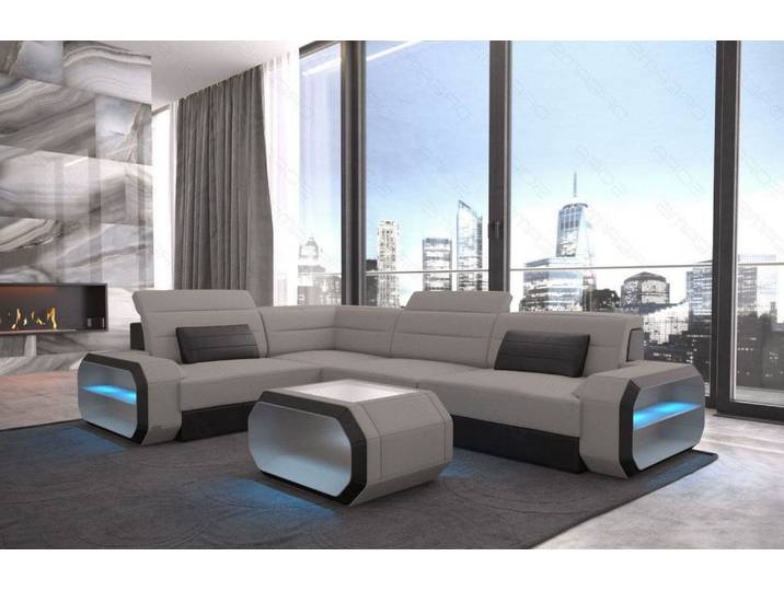 Ecksofa Verona L-Form aus Stoff