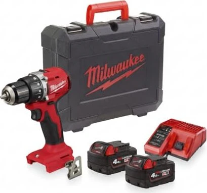 Milwaukee UD-SCHRAUBENDREHER. M18BLPDRC-422C 60 5 Nm 1x4 0 Ah + 1x2 0 Ah BL (Schlagbohrmaschine, Schlagbohrschrauber) (4933492825)