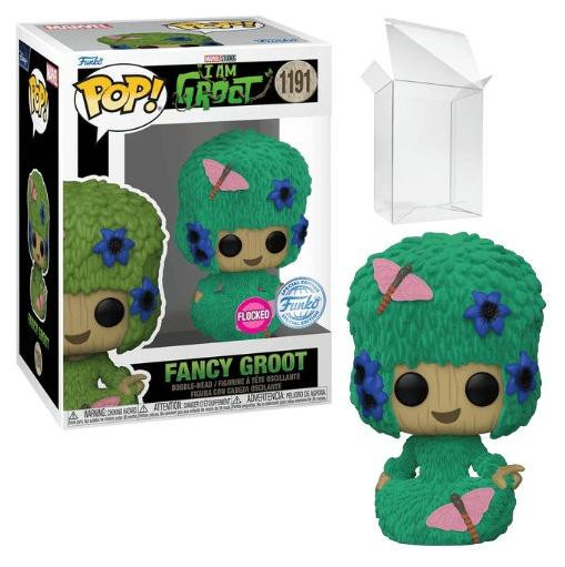 Funko Pop! Marvel I Am Groot Fancy Groot met fluweelachtige afwerking #1191