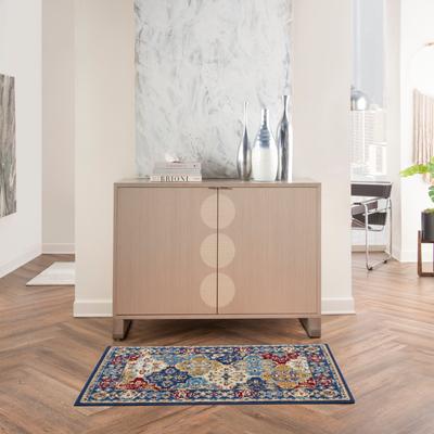 Nourison Grafix Vintage Boho Persian Border Area Rug