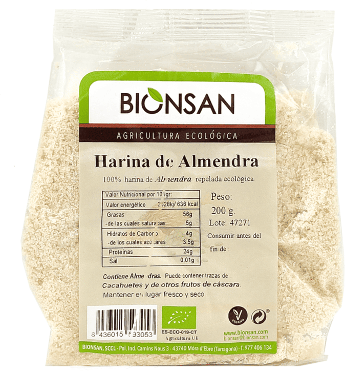 Bionsan Farinha de Amêndoa Biológica de Proximidade 200g
