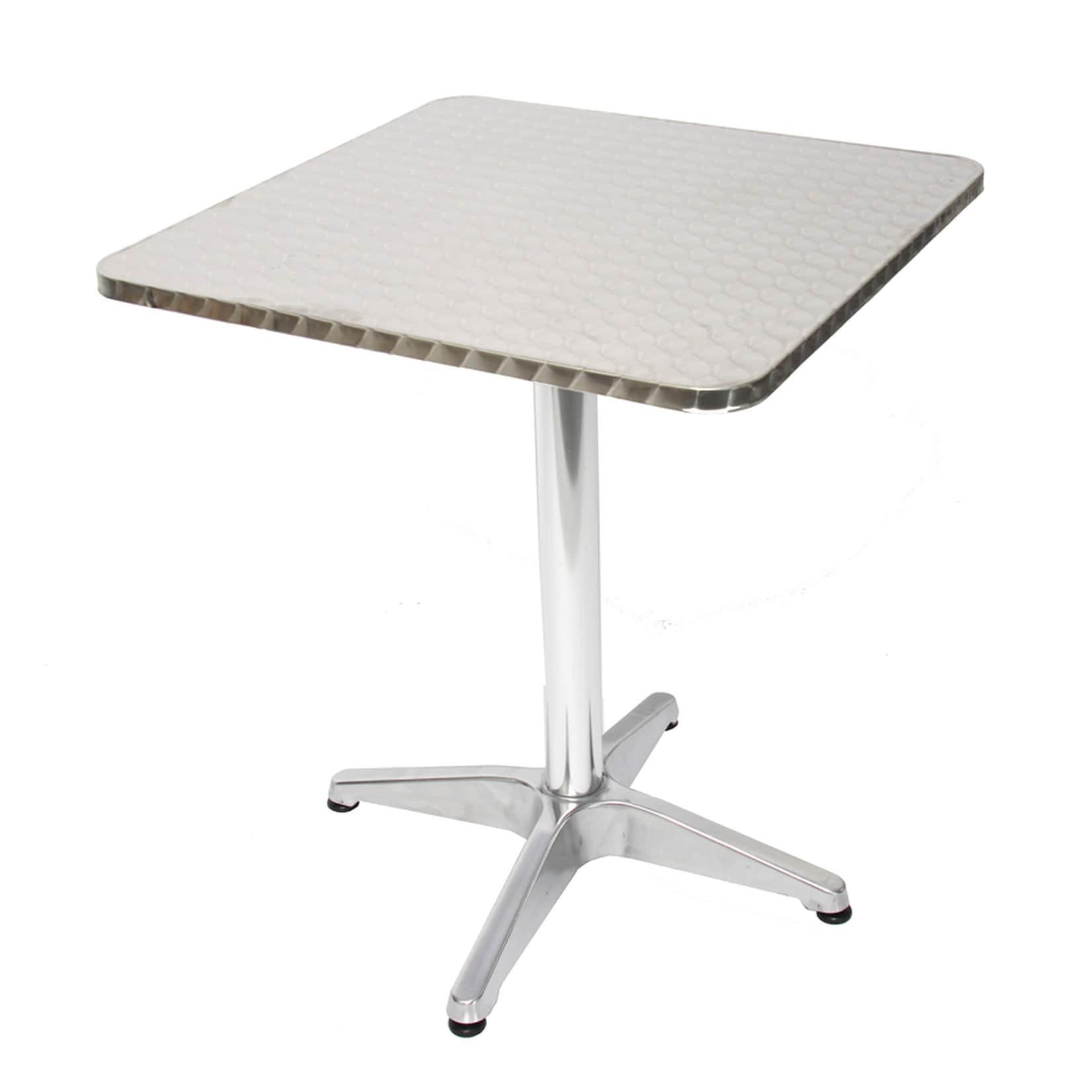 Alu-Bistrotisch Gartentisch H28, rechteckig, 60cm