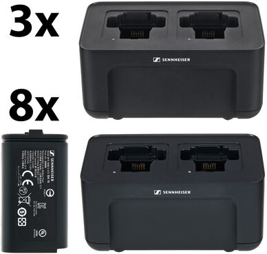 Sennheiser EW-DX 8 Slot Charging Bundle Schwarz