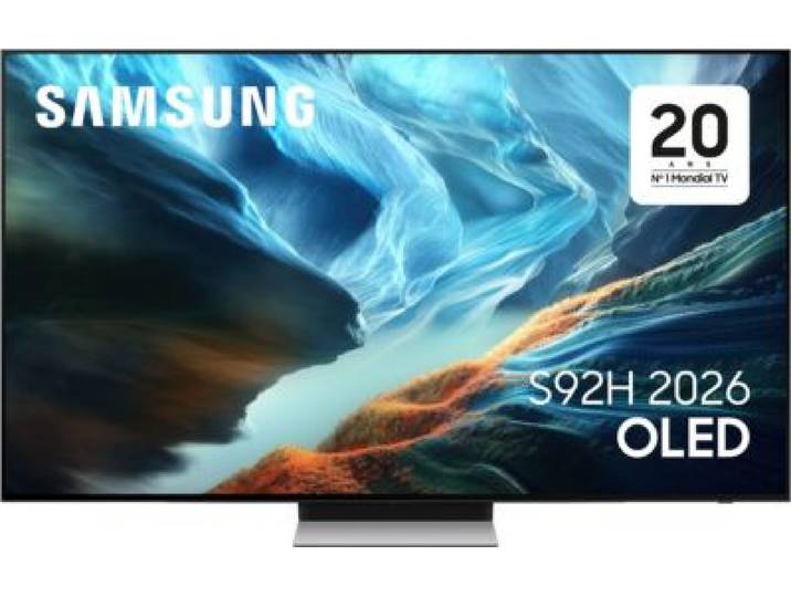 Samsung - Tv Oled Tq55s92h (2026) 55 (138 Cm) 4k - Expérience Gaming, Smart Tv Avec Ia, Anti-Reflet
