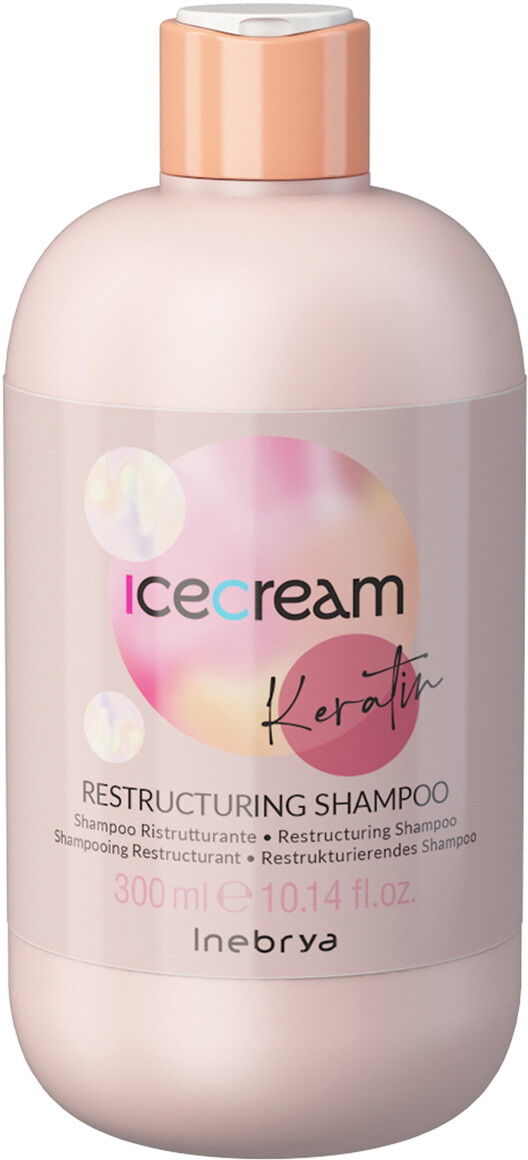 300ml Inebrya Ice Cream Keratin Restructuring Shampoo