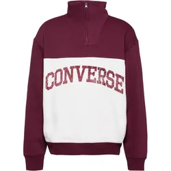 CONVERSE Sweatshirt Herren | Gr. L | rot - rot