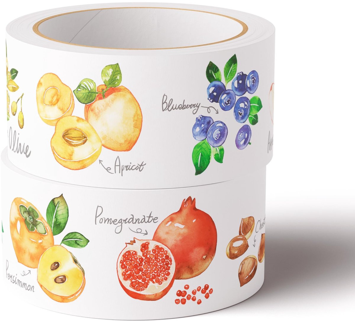 Peel en Stick Wanddecoratie voor Kinderen met Fruitpatroon