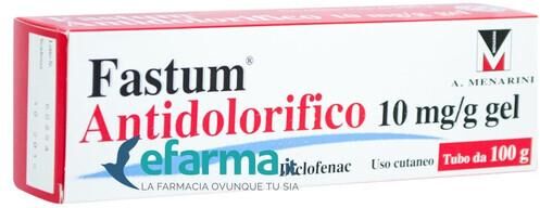 Fastum Antidolorifico Gel 10mg/g Diclofenac 100 g