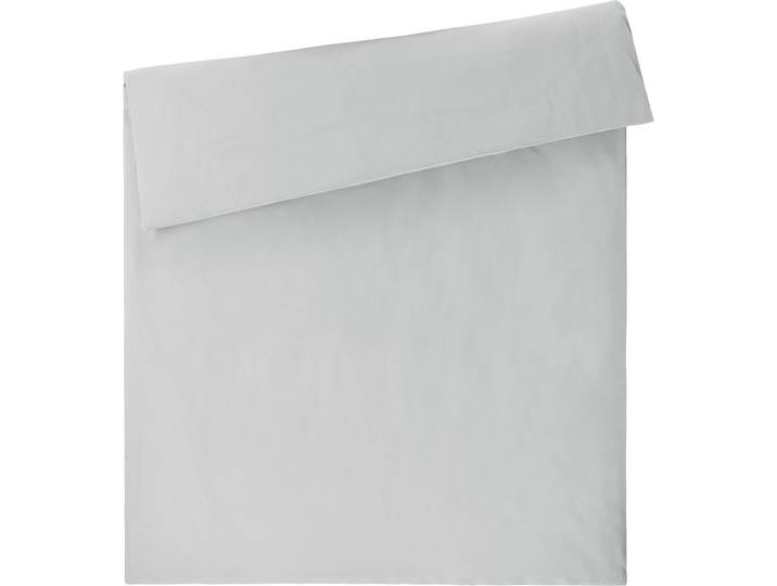 Duvetbezug Mali silber Einfarbig Baumwolle 200 x 210 cm