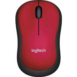 Logitech M185 Maus Funk Optisch Rot 3 Tasten 1000 dpi 910-002237