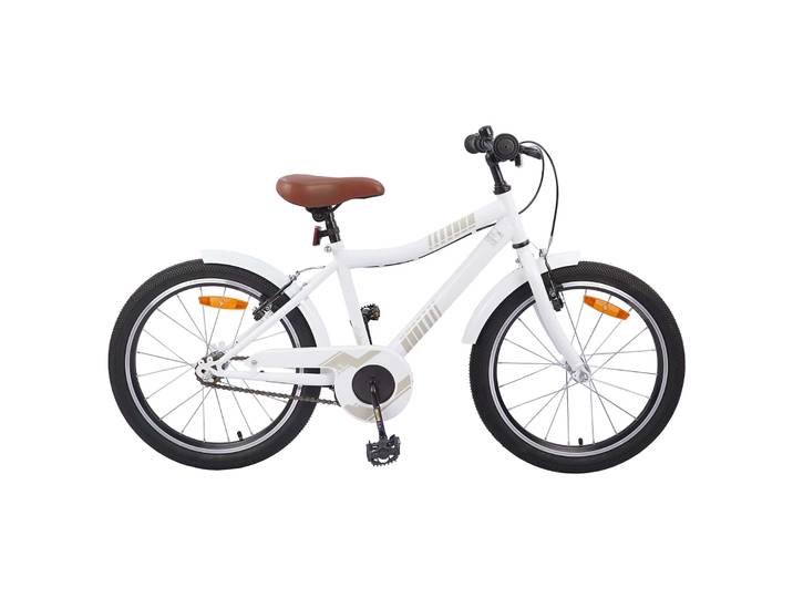 vidaXL Kinderfahrrad 24 Zoll für 8-12 Jahre alt weiß