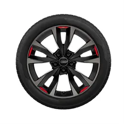 Original Audi Sommer Rad, 5-V-Speichen-Acumen A3 S3 8Y