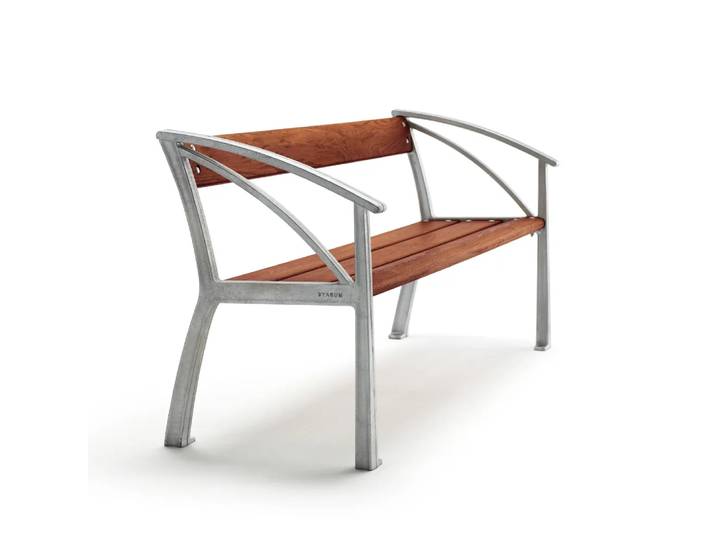 Byarums bruk Vasa Sofa Mahagoni, Rohaluminiumgestell