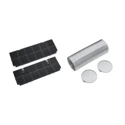 SKMCFB82ST (MCFB82ST,KPIPE150) Zubehörset Aktivkohlefilter + Abluftschlauch Flex