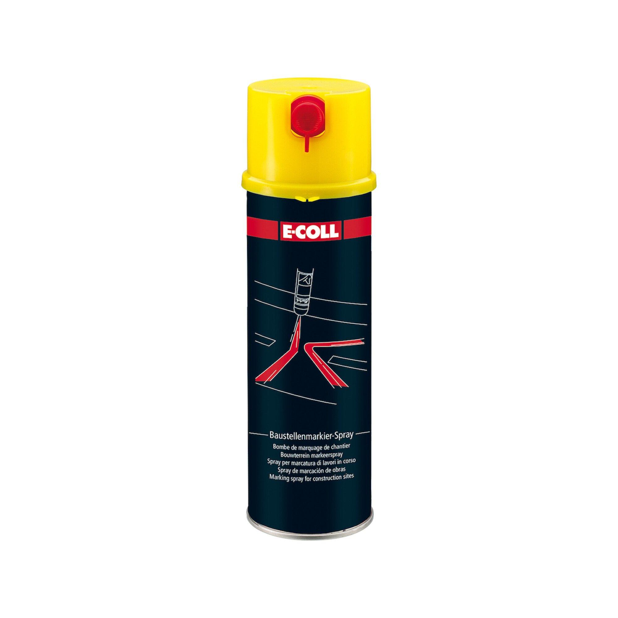 E-COLL Baustellenmarkierspray 500ml gelb (4317784409391)