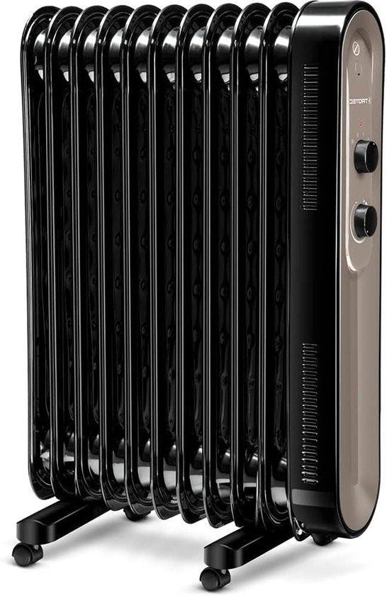 Trotec Elektrische Olieradiator met Traploze Thermostaat - 2200 Watt - Zwart