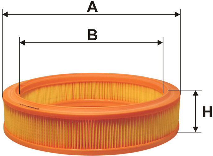 Filtron Luftfilter Ar 232/2 Filtereinsatz 67mm Für Fiat