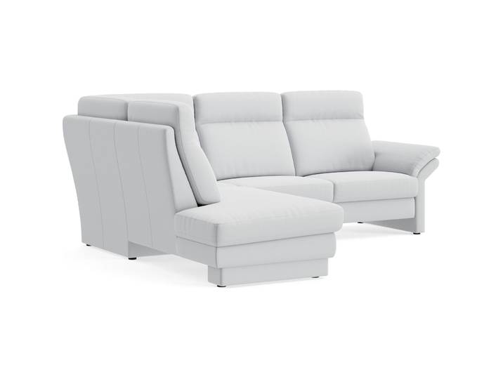 Ecksofa Albula Echtstoff Cosmopolitan grey B 250 T 215 cm - Möbel Konfigurator: Traummöbel individuell zusammenstellen