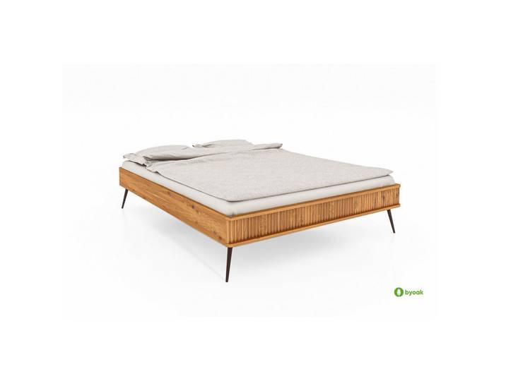 byoak Bettgestell Lina 160x210 Wildeiche, Holz, Echtholz,Wildeiche, 160x210 cm, Schlafzimmer, Betten