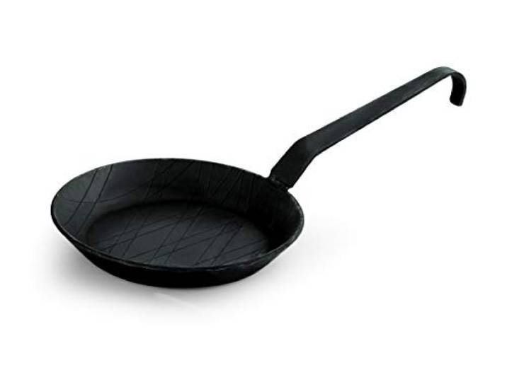 Kadida Schmiedeeiserne Bratpfanne Pfanne Eisenpfanne schmiedeeisen 16-40 cm, Größe: 45 cm