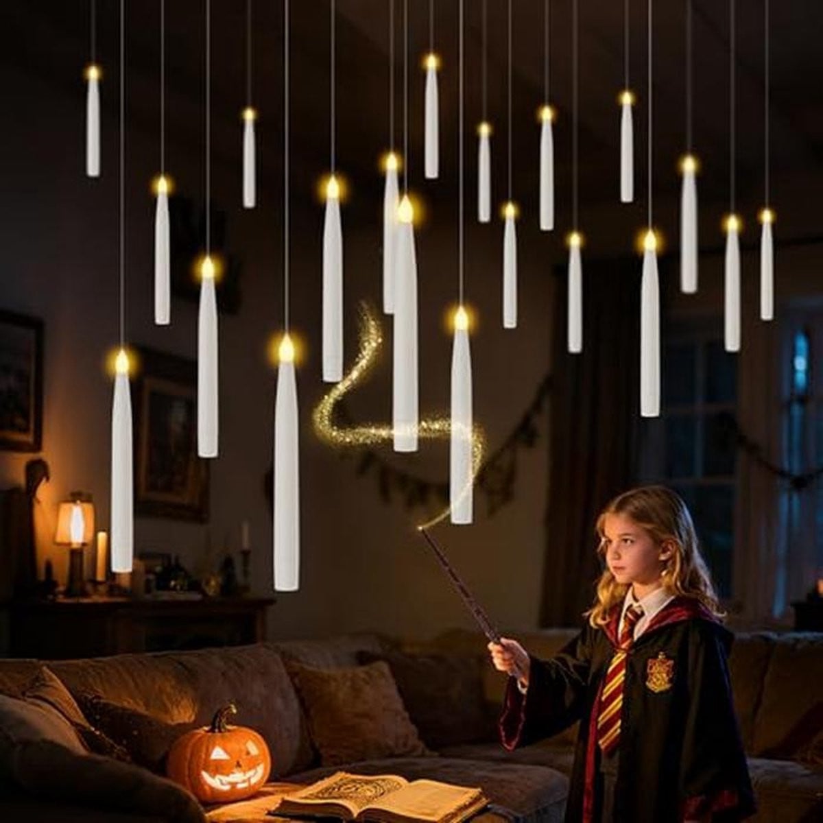 Zwevende led kaarsen met afstandsbediening voor kerst- en kamerdecoratie