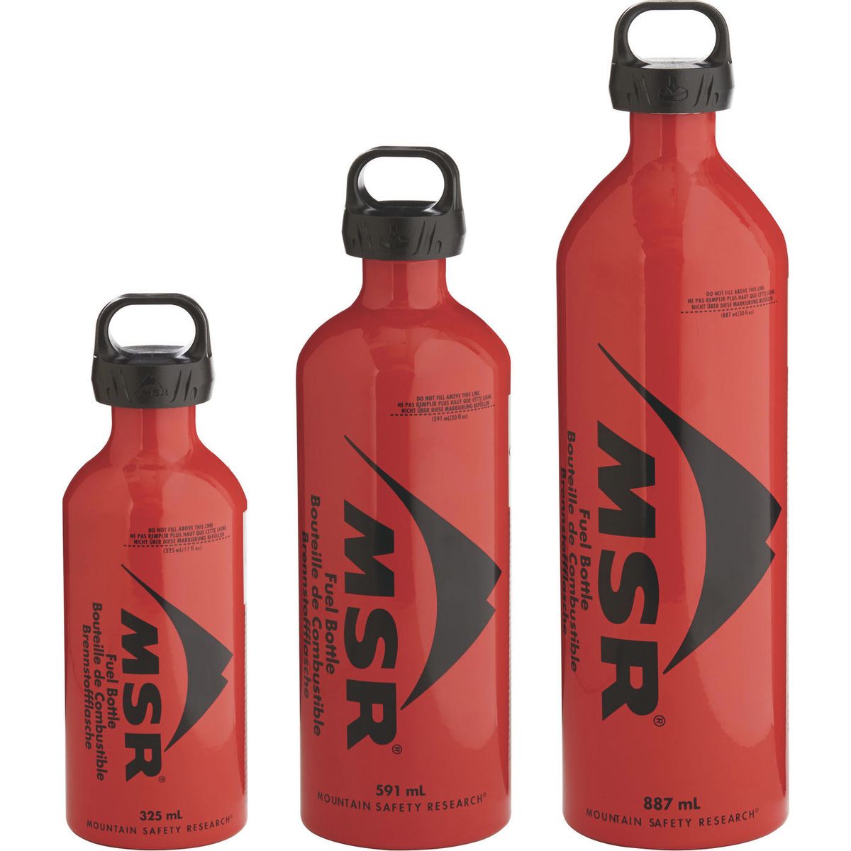 MSR 591ml Fuel Bttle,crp Cap, Euro red 09426