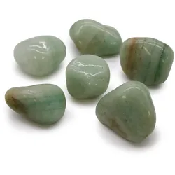 Bag of 6 Large African Tumble Stones - Aventurine